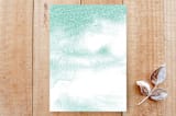 "Watercolors Holiday Gifts" - Stationery in Holly Berry by Belia Simm - Back of Card