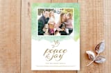"Peace & Joy Dove" - Stationery in Pear by Red Impressionz - Front