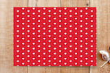 "3 love valentine" - Stationery in candy red by Liza Liss - Back of Card