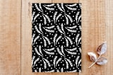 "Joyful Stack" - Stationery in Coal by Lehan Veenker - Back of Card