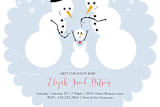 "New Snow Baby" - Stationery in Baby Blue by Elky Ink - Close-Up