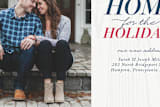 "Home for the Holidays New Address" - Stationery in Mixed Berry by Loree Mayer - Close-Up