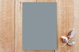 "A Most Joyeux Noel" - Stationery in Stone by Carolyn Kach - Back of Card