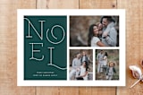 "Noel, Noel" - Stationery in Jade by Carolyn Kach - Front