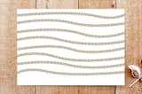 "Elegant Joy Garland " - Stationery in Hazelnut by Belia Simm - Back of Card
