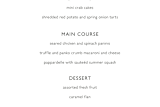 "Skyline DC Menu" - Stationery in Magenta by Laura Condouris - Close-Up