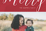 "Oh So Very Merry!" - Stationery in Cranberry by Shari Margolin - Close-Up