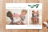 "Holiday Simplicity" - Stationery in Turquoise by Johanna Phillips Huuva - Front