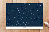 "Noel Trees" - Stationery in Sea by Roopali - Back of Card