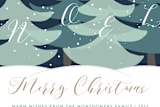 "Noel Trees" - Stationery in Sea by Roopali - Close-Up