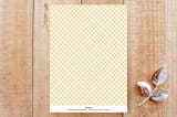 "Serafina Birth Announcement " - Stationery in Marigold by Amber Barkley - Back of Card