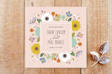 "Trellis Save the Date" - Stationery in Blush by Amber Barkley - Front