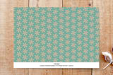 "Baby in bloom" - Stationery in Coral by Calee A.H. Cecconi - Back of Card