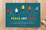 "classic holiday wishes" - Stationery in Marine by Nicole Winn - Front