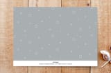 "Monogram Clink" - Stationery in Onyx by Carolyn Kach - Back of Card