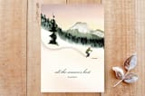"First Tracks" - Stationery in Spruce by Shannon - Front