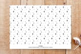 "Rejoice at Christmas" - Stationery in Ebony by Johanna Phillips Huuva - Back of Card