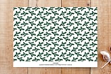 "Christmas Tilt" - Stationery in Snow by Johanna Phillips Huuva - Back of Card