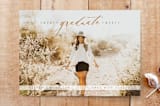 "Lifestyle Graduate" - Stationery in Rust by Brittany Braithwaite - Front