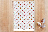 "Gingerbread Home" - Stationery in Rudolph's Nose by Carolyn Kach - Back of Card