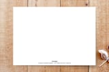 "White Christmas Foliage" - Stationery in Snow by Amanda Houston - Back of Card