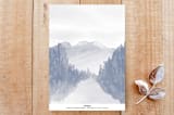 "Quiet Peace" - Stationery in Cool by Shannon - Back of Card