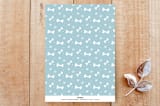 "Doggy Holiday" - Stationery in Frosty Blue by Jan Shepherd - Back of Card