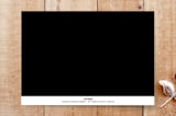 "Doctor of Osteopathic Medicine Laurel Wreath Photo Announcement" - Stationery in Noir by itsjensworld - Back of Card
