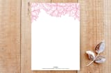 "Paper Cut Red Egg Invite" - Stationery in Rose by Salina Mack - Back of Card
