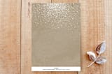 "Minimal Rejoice" - Stationery in Gold by Anna Joseph - Back of Card