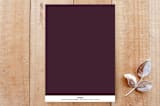 "Medical School/Qualifications Asclepius Graduation Invitation" - Stationery in Rich Burgundy by itsjensworld - Back of Card