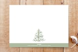 "Holiday Tree Lot" - Stationery in Pine by Anne Ciotola - Back of Card