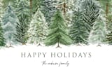 "Holiday Tree Lot" - Stationery in Pine by Anne Ciotola - Close-Up