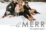 "Be Merry Right Angle" - Stationery in Coal by Penny Eversole - Close-Up