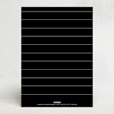 "ModernDuo" - Stationery in Cotton by Leia Matt - Back of Card