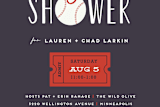 "Baseball Two" - Stationery in Yankee Blue by Susan Brown - Close-Up