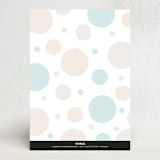 "Wavy Line" - Stationery in Moon by Selima Akhter - Back of Card