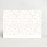 "Graceful Greeting Holy Night" - Stationery in Snow by Sarah Hawkins Designs - Back of Card