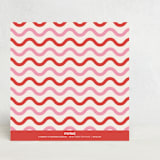 "Wavy Valentine Photo Card" - Stationery in Scarlet by Amber Barkley - Back of Card