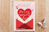 "Write From The Heart" - Stationery in Strawberry by Zhay Smith - Front