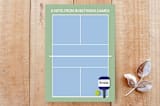 "Pickleball Pad" - Stationery in Sky Blue by Jessica Cheney - Front
