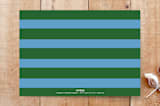 "Tonal Bar Mitzvah" - Stationery in Kelly Green by Jennifer Lew - Back of Card