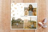 "Center Senior" - Stationery in Sand Dollar by Jessica Cheney - Front