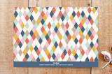 "Off to Join the Circus Invitation" - Stationery in Navy by Amber Barkley - Back of Card