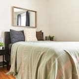 "Sage Organic Cotton Bedspread King size" - Quilts and Bedspreads in green by Anjali Purohit