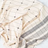 "Mool Organic Cotton King Size Bedspread" - Quilts and Bedspreads in white by Anjali Purohit