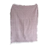 "Purple Checkered Sujani Quilt - King (92x108) Made to Order" - Quilts and Bedspreads in purple by Inner Child