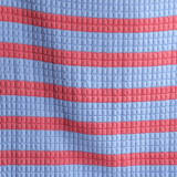 "Cherry Red + Blue Sujani Quilt - Queen (90x92) Made to Order" - Quilts and Bedspreads in red by Inner Child