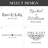 "Personalized Names Wood Ring Box - Single Slot" - Ring Boxes in brown by Soulmatebox