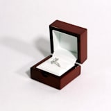 "Glossy Rosewood Ring Box" - Ring Boxes in red by Soulmatebox